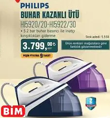 PHİLİPS BUHAR KAZANLI ÜTÜ HI5920/20-HI5922/30
